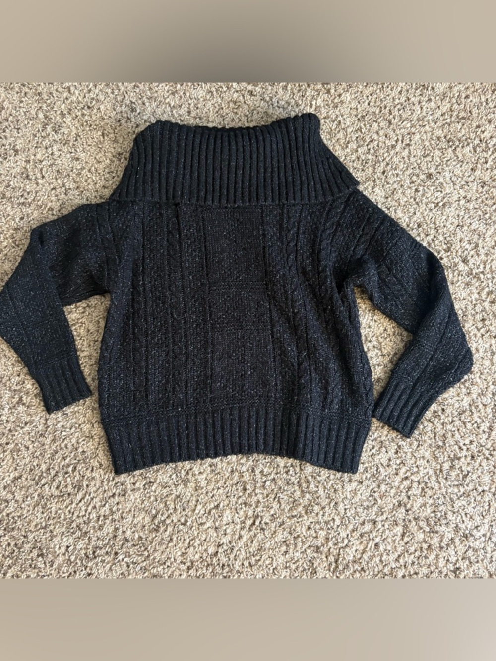 Vintage Denim & Supply by Ralph Lauren Knit Turtleneck Sweater in Grey